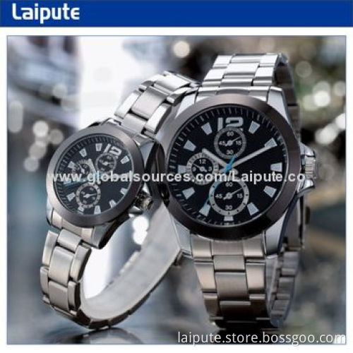 Stainless Steel Multifunction Men's Watch